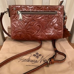 Patricia Nash leather tooled crossbody